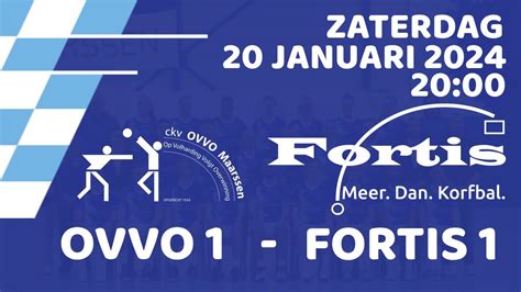 OVVO Maarssen 1 vs Fortis 1 .